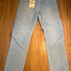 Denim Blue Colored Corduroys Men’s 32/34 Cords New With Tags